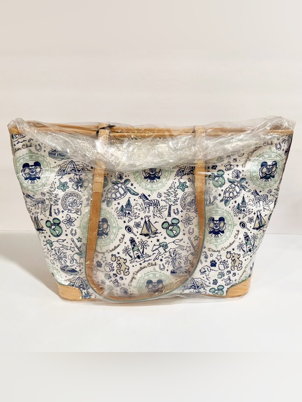 2016 Disney Dooney & Bourke DVC 20th Vacation Club Shopper Large Tote Bag NWT - Picture 6 of 8